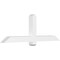 Ekena Millwork Eugene Architectural Grade PVC Gable Bracket, 60"W x 20"H x 4"D x 4"F, 8/12 Pitch GBP060X20X0404EUG00 - alternate 1